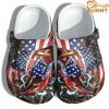 Jack Daniels Black Whiskey American Flag Crocs