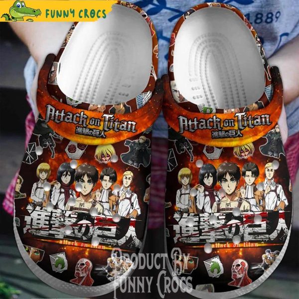 Attack On Titan Crocs, Anime Gifts – Unleash Your Inner Titan