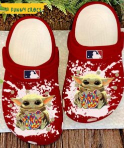 Autism Washington Nationals Mlb Baby Yoda Crocs Clog