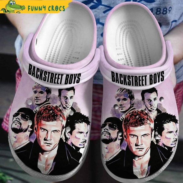 Backstreet Boys Band Music Pink Crocs Shoes