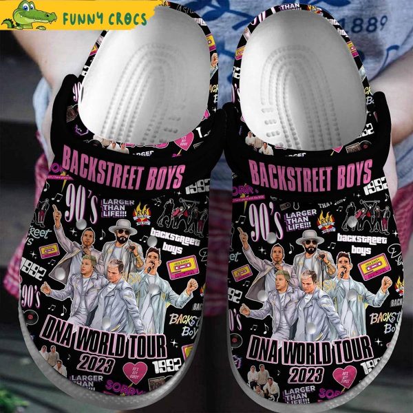 Backstreet Boys Dna Tour 2023 Music Crocs Sandals