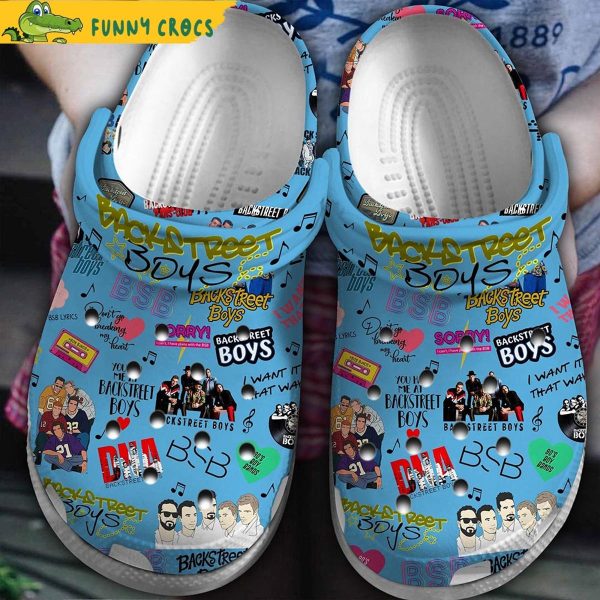 Backstreet Boys Music Pattern Crocs Classic