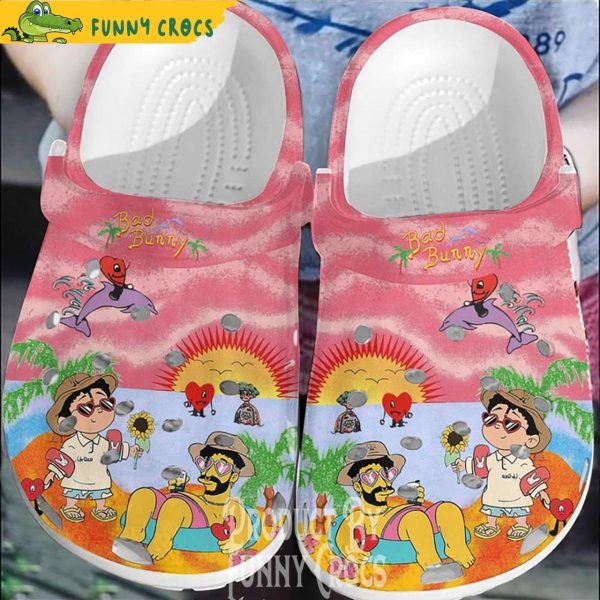 Bad Bunny Un Verano Sin Ti Tour Summer Crocs Slippers