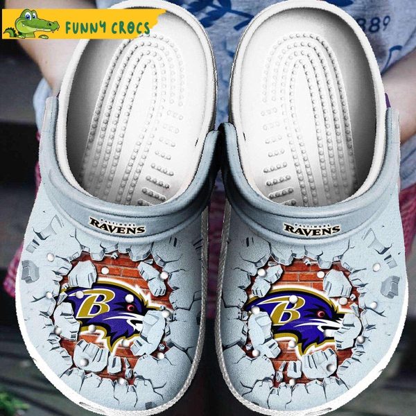 Baltimore Ravens Nfl Crocs Shoes