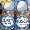 Bud Light White Logo Crocs Clog Shoes