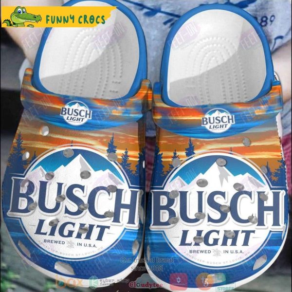 Busch Light Logo Crocs Clog