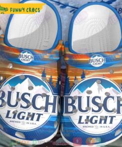 Busch Light Logo Crocs Clog Shoes