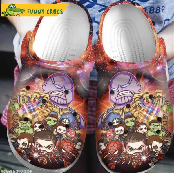 Chibi Avengers Crocs – Cute Heroic Style