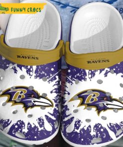 Personalized Baltimore Ravens Crocs Clog