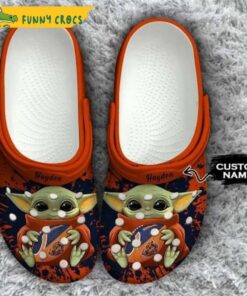 Custom Chicago Bears Baby Yoda Crocs Clog