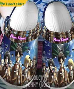 Personalized Attack On Titan Levi Crocs, Anime Gifts – Levi’s Personal Touch