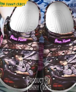 Customized Levi Attack On Titan Crocs, Anime Gifts – Tailored For Levi Fans