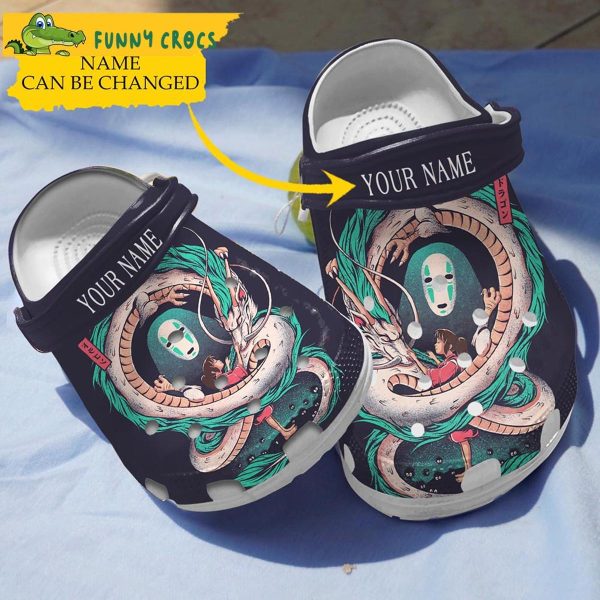 Customized Spirited Away Anime Crocs – Tailored Ghibli Elegance