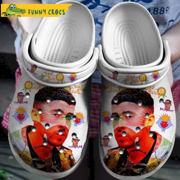 Exclusive Cozy Summer Vibes Bad Bunny Crocs Sandals