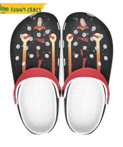 Black Widow Avengers Crocs – Femme Fatale Style