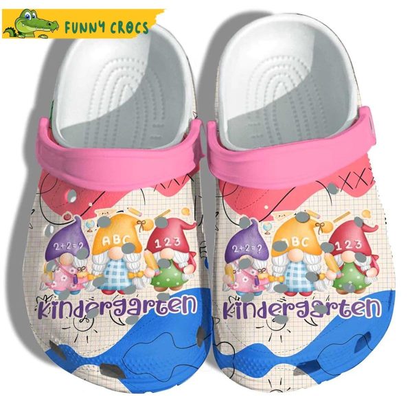 Gnomes Kinder Garten Back To School Crocs Shoes