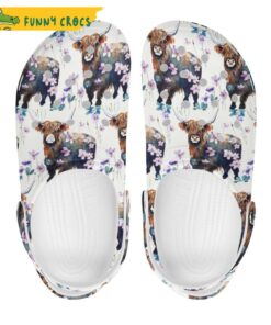 Highlands Cow Print Clogs – Unique Footwear For Animal Lovers