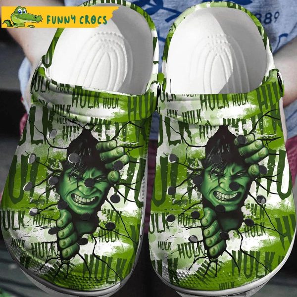 Hulk Broken Wall Avengers Crocs – Hulk’s Might