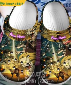 Movie Attack On Titan Crocs Shoes – Cinematic Titan Tribute