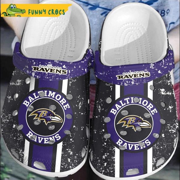 Nfl Baltimore Ravens Crocs Slippers