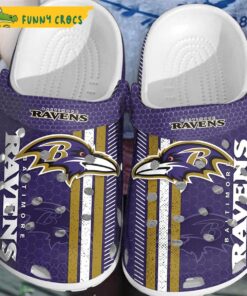 Nfl Football Baltimore Ravens Personalized Crocs Clog Shoes