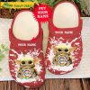 Customized Watercolor Baseball Gifts Crocs Sandals