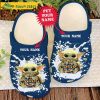 Customized Baseball Leather Crocs Clog Shoes