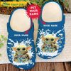 Customized Baseball Leather Crocs Clog Shoes