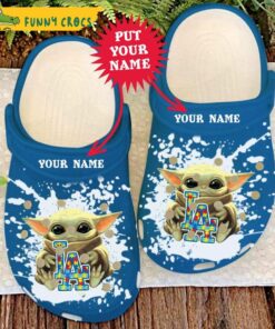 Personalized Autism Awareness Mlb Baseball Houston Astros Baby Yoda Crocs Clog