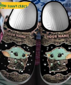 Dunkin Donuts Baby Yoda Crocs Clog Shoes