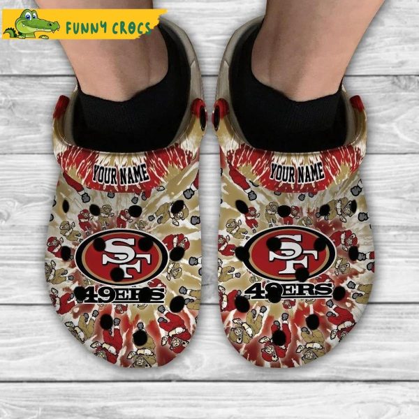 Personalized Grateful Dead Inspired San Francisco 49ers Crocs