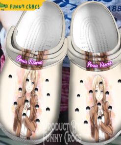 Custom Mikasa Attack On Titan Anime Crocs – Mikasa’s Strength