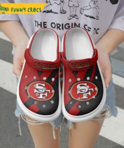 Personalized Star Flag San Francisco 49ers Crocs Slippers