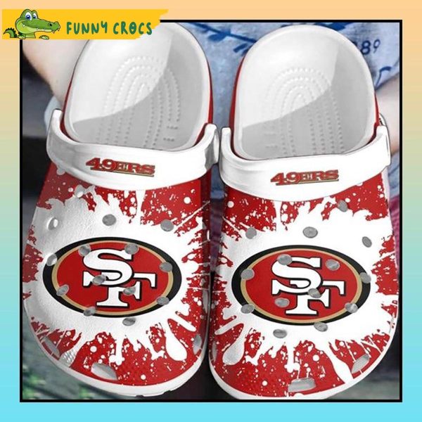 San Francisco 49ers Crocband Clog Shoes