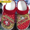 Bling Bling Background San Francisco 49ers Crocs Slippers