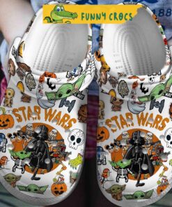 Peekaboo Baby Yoda Star Wars Disney Adults Crocs Clog Shoes