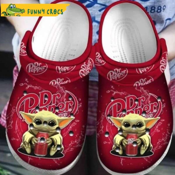 Star Wars Disney Baby Yoda Dr Pepper Adults Crocs Clog Shoes