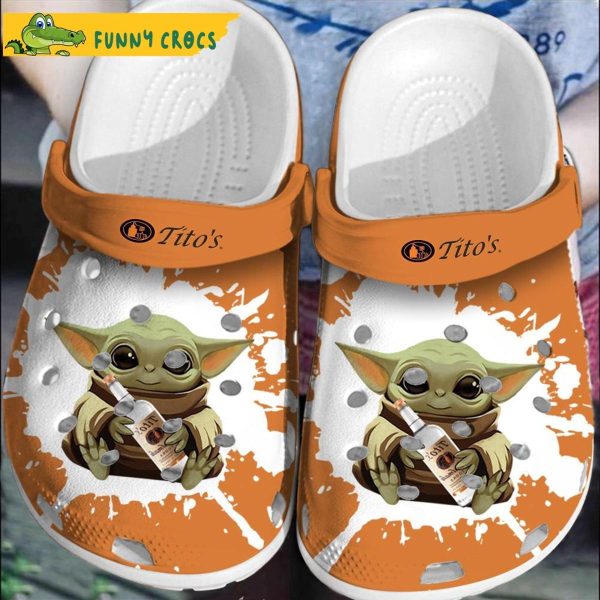 Star Wars Tito’s Vodka Baby Yoda Crocs Clog