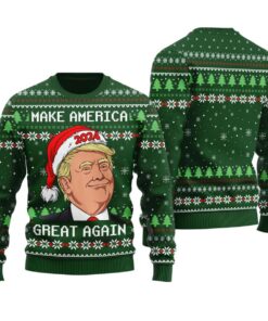 2024 Donald Trump Coming Back Christmas Sweater