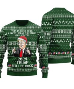 2024 Trump Will Be Back Ugly Sweaters