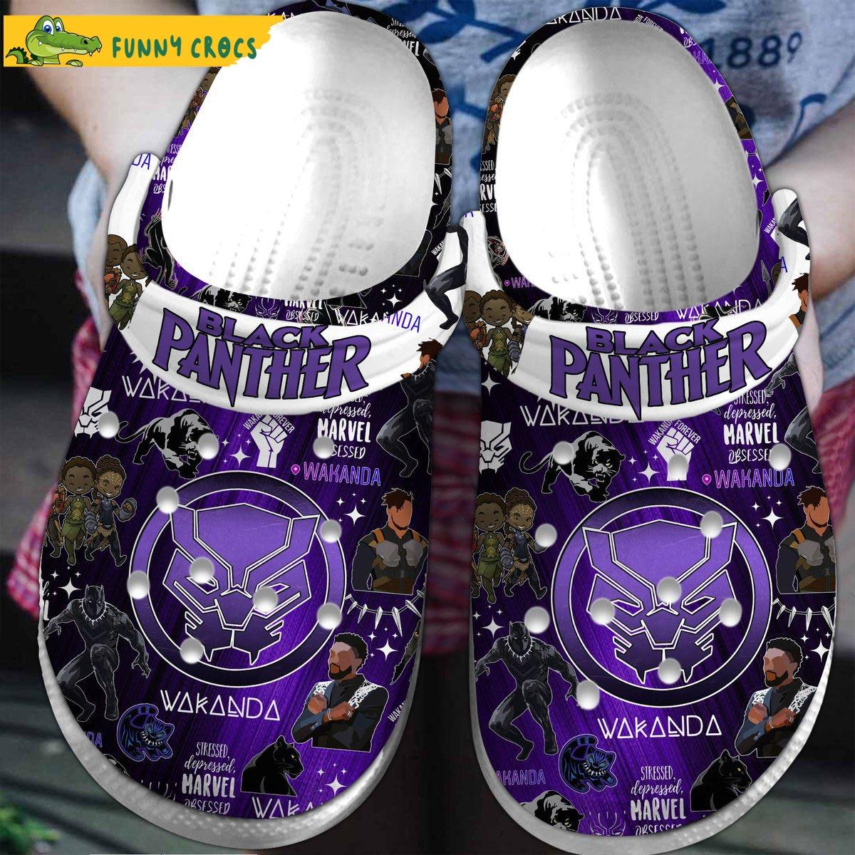 Funny Black Panther Crocs