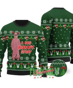 A Bad Bunny Story Christmas Sweater