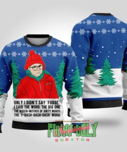 Yule Shoot Your Eye Out A Christmas Story Black Ugly Christmas Sweater Funny Gift For Fans