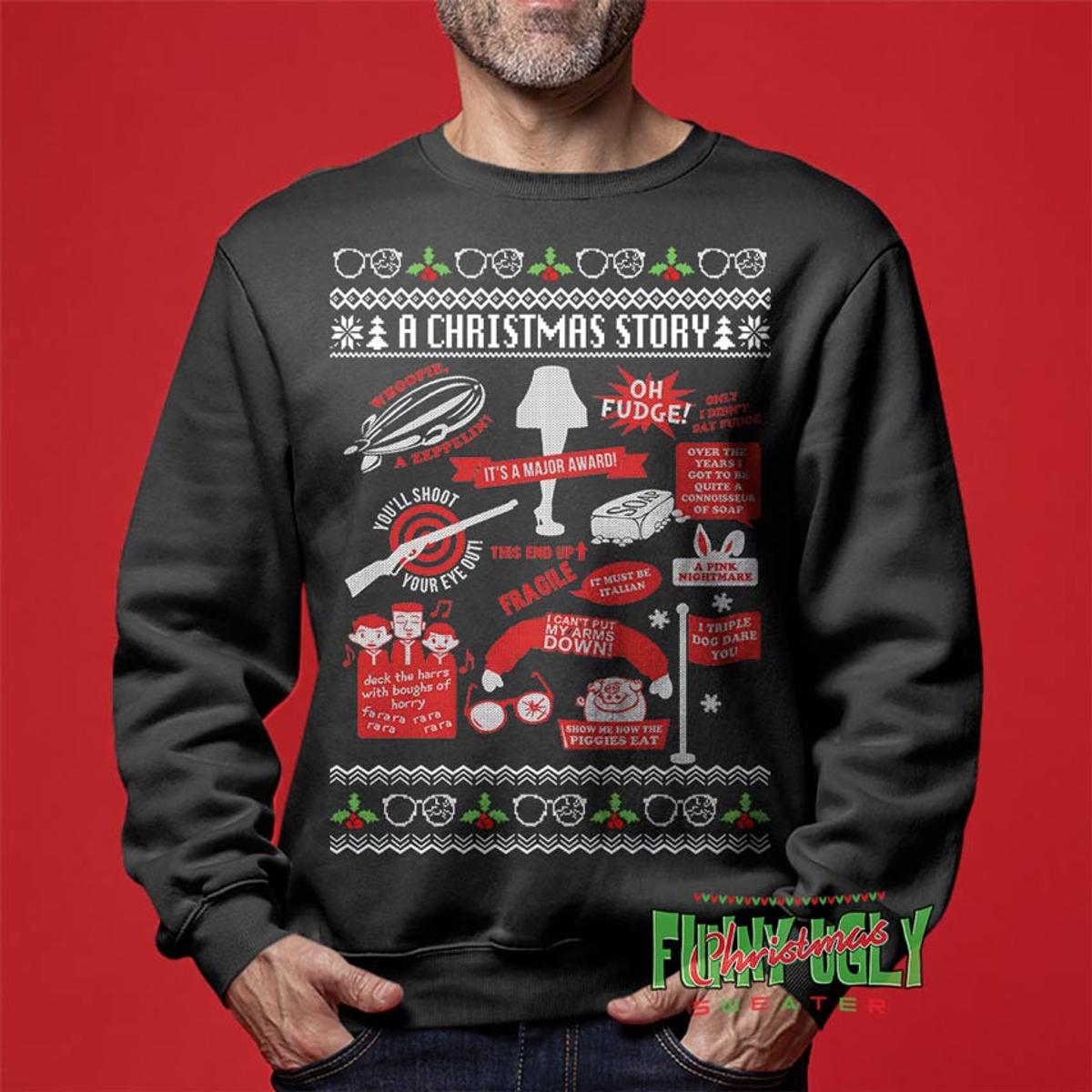 A Deranged Easter Bunny A Christmas Story Christmas Sweater