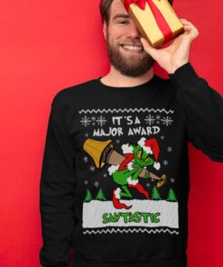 A Major Award Grinch Mens Ugly Christmas Sweaters