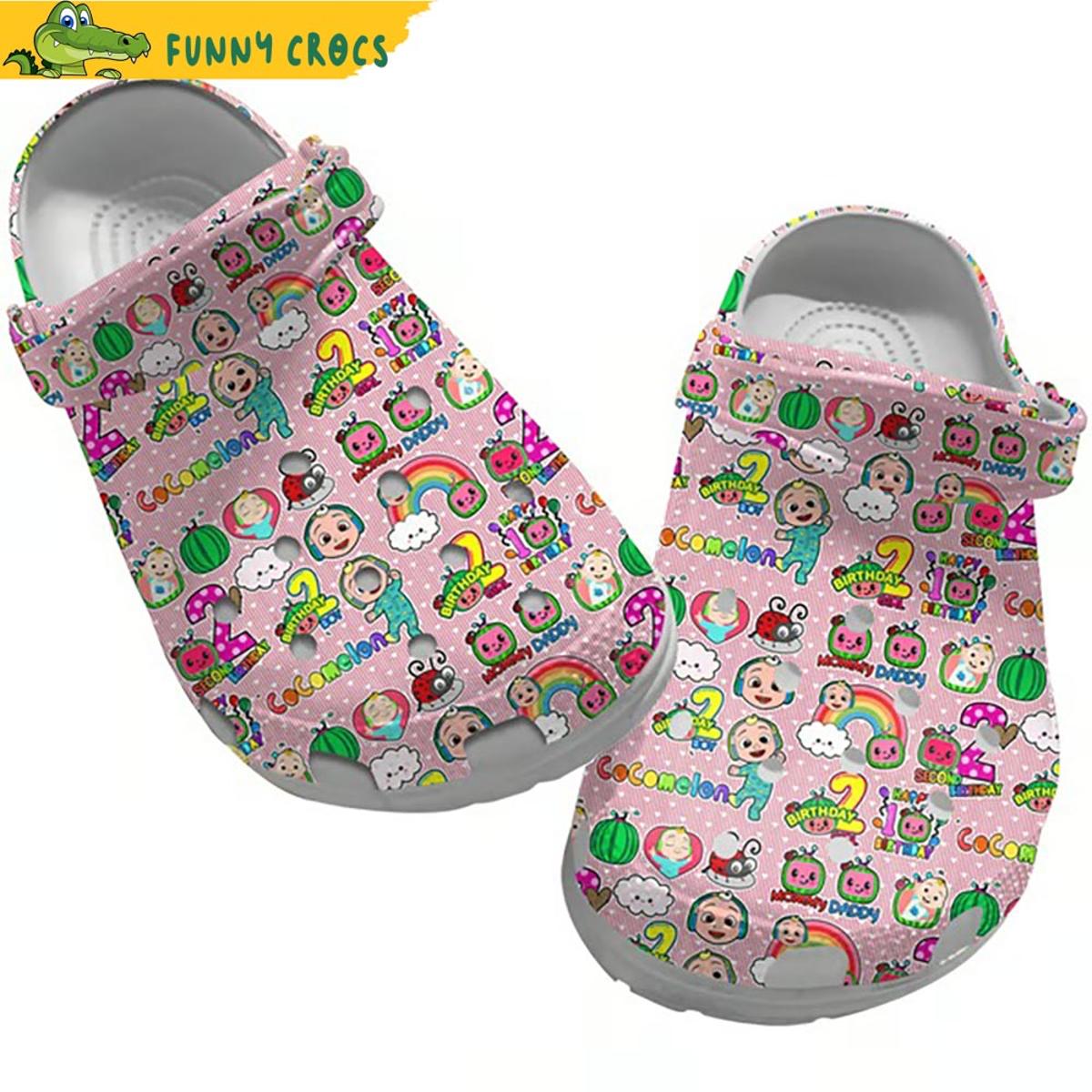 Abc Kids Tv Cocomelon Pink Crocs Clog Shoes