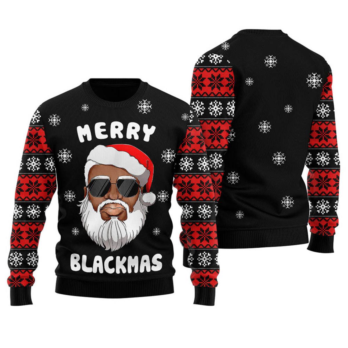 Santa Merry Xmas Ugly Christmas Sweater