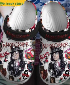 Alice Cooper Singer Music Crocs Slippers