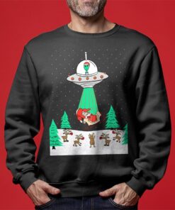 Alien Invasion Funny Christmas Sweaters