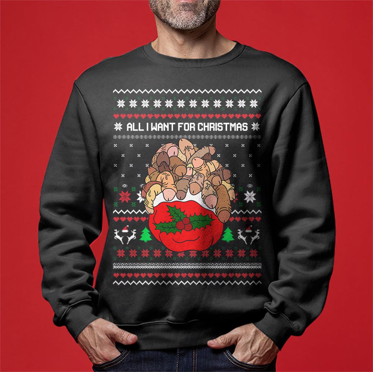 Hold My Beer Drunk Santa Reindeer Funny Christmas Sweaters